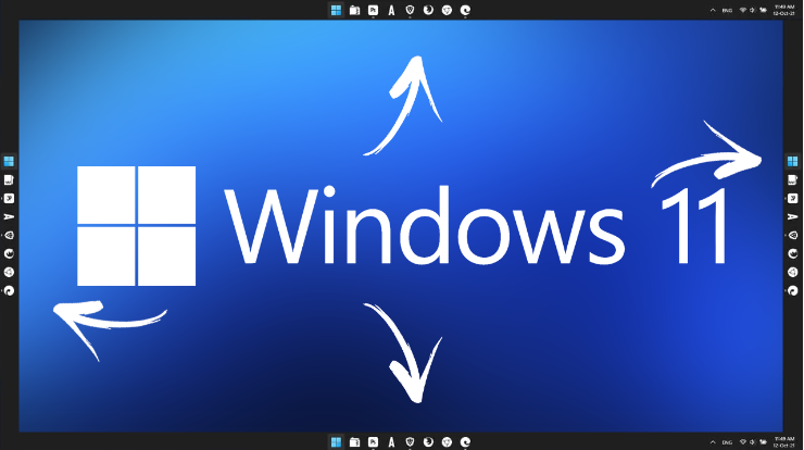 如何在 Windows 11 上将任务栏移动到顶部