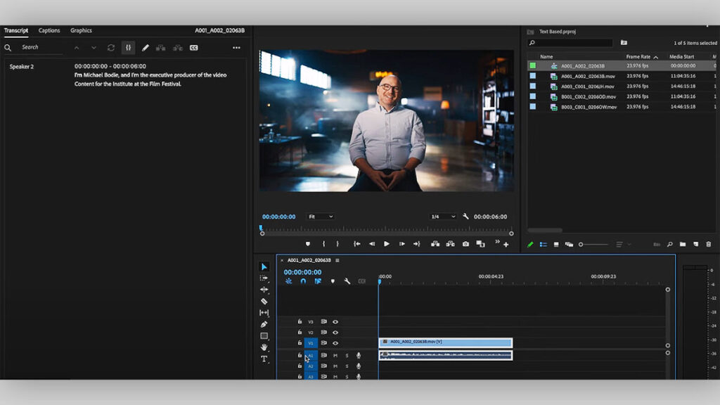 Adobe Premiere Pro 的 AI 可让您消除噪音并创造卓越的听觉体验